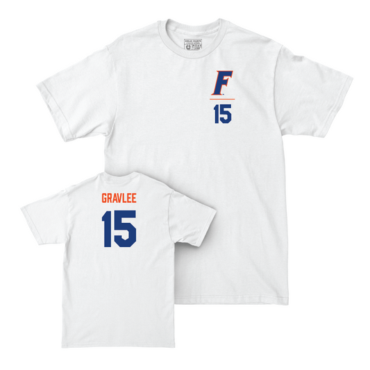 Florida Women's Volleyball White Logo Comfort Colors Tee - Madison Gravlee