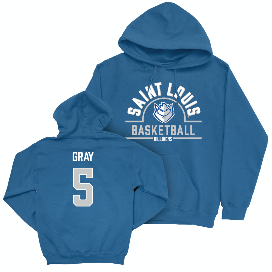 Saint Louis Women's Basketball Royal Arch Hoodie - Brooklyn Gray