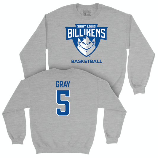 Saint Louis Women's Basketball Sport Grey Club Crew - Brooklyn Gray