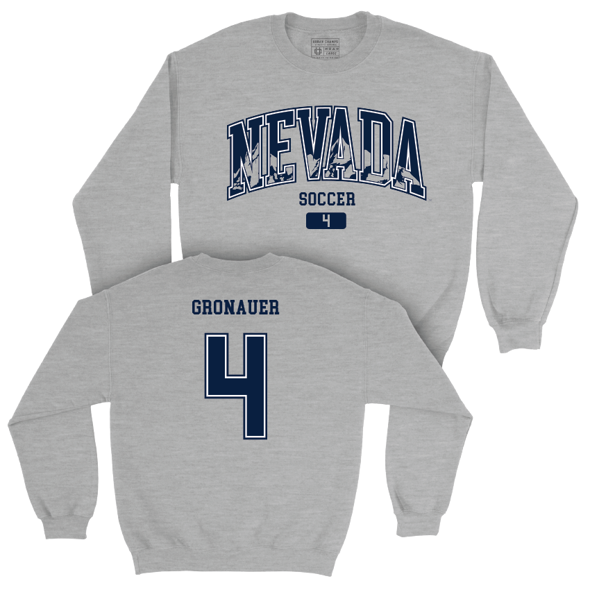 Nevada Women's Soccer Sport Grey Arch Crew  - Serene Gronauer