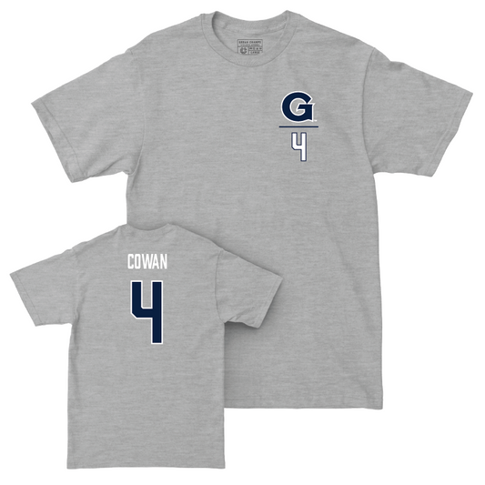 Georgetown Women's Basketball Sport Grey Logo Tee - Alexandra Cowan Youth Small