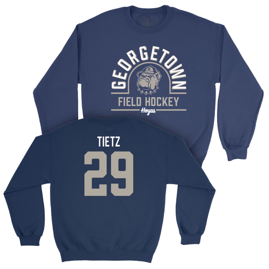 Georgetown Field Hockey Navy Classic Crew - Bailey Tietz Youth Small