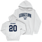 Georgetown Women's Lacrosse White Arch Hoodie - Lily Athanas