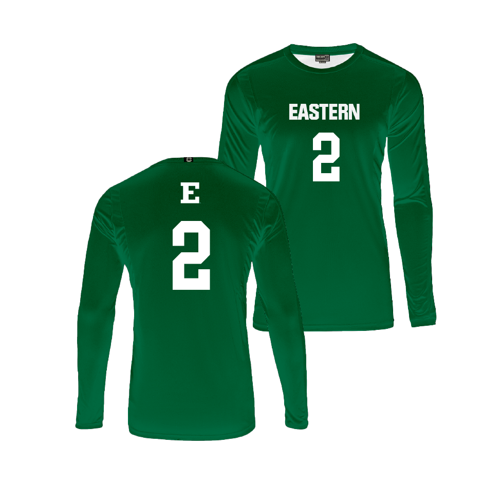 Eastern Michigan Women's Volleyball Green Jersey - Anna Guard | #2