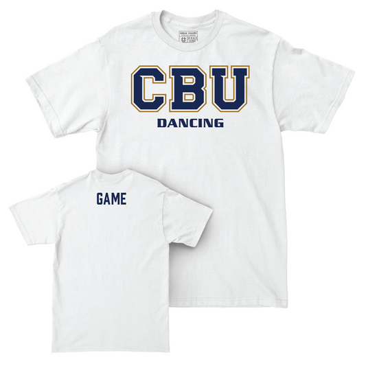 CBU Women's Dancing White Comfort Colors Classic Tee  - Savanna Game