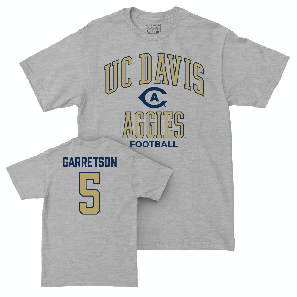 UC Davis Football Sport Grey Classic Tee  - Grant Garretson