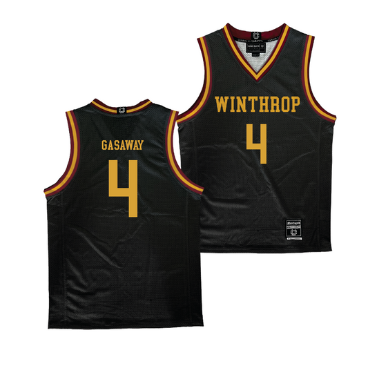 Winthrop Women's Basketball Black Jersey - Marissa Gasaway | #4