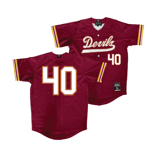 Arizona State Baseball Maroon Jersey - Jonah Giblin