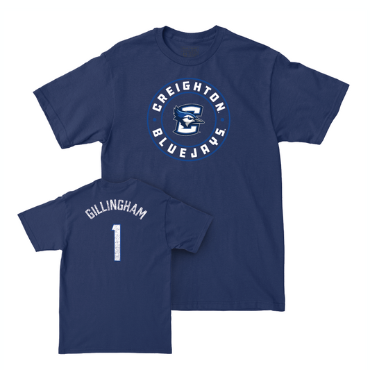 Creighton Men's Soccer Navy Staple Tee   - Blake Gillingham