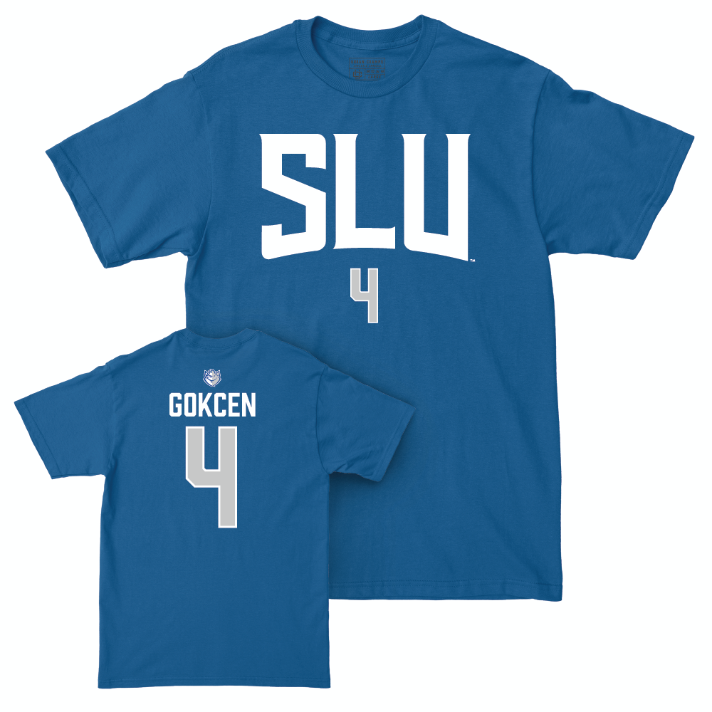 Saint Louis Women's Volleyball Royal Sideline Tee  - Irmak Gokcen