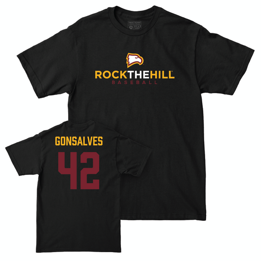 Winthrop Baseball Black Club Tee  - Nick Gonsalves