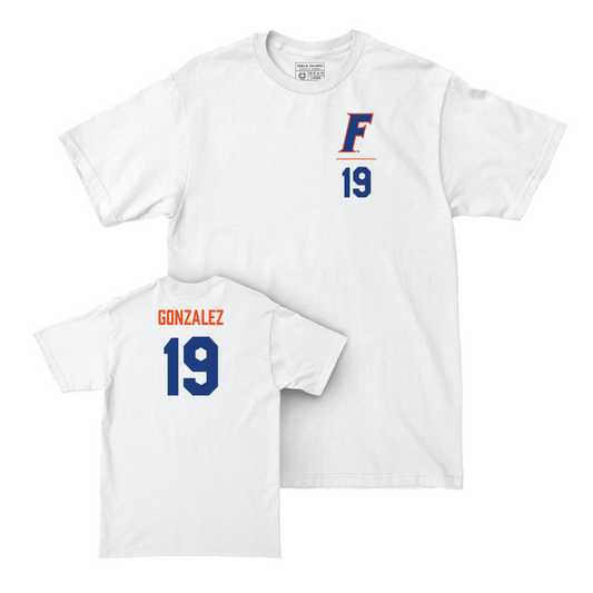 Florida Football White Logo Comfort Colors Tee  - Alex Gonzalez