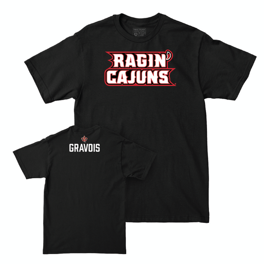 Louisiana Men's Track & Field Black Ragin' Cajuns Tee  - Christopher Gravois