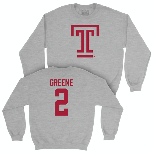 Temple Women's Volleyball Sport Grey Temple Crew  - Christiana Greene