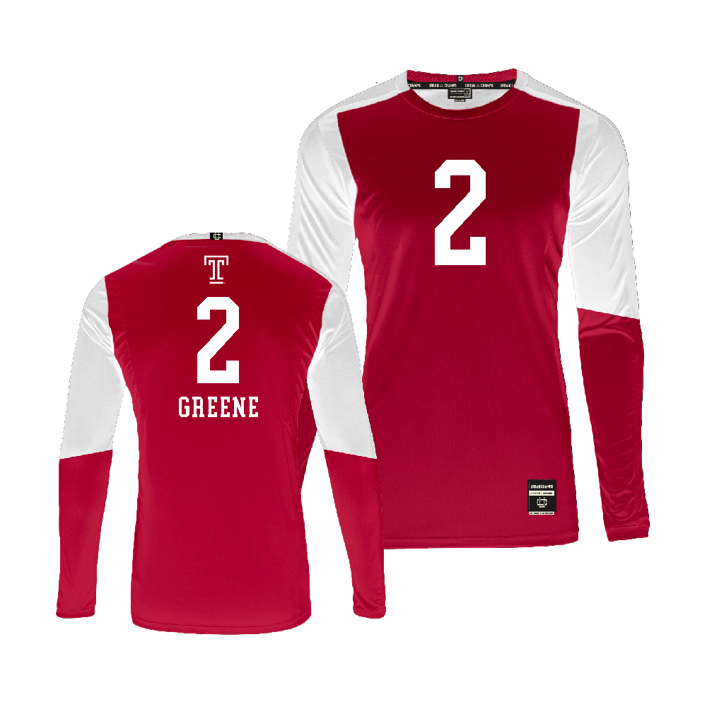 Temple Cherry Women's Volleyball Jersey  - Christiana Greene