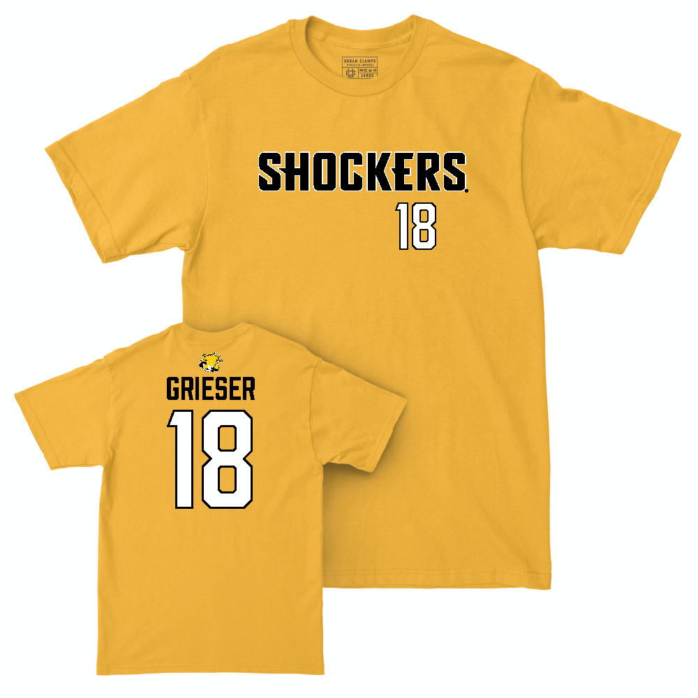 Wichita State Women's Volleyball Gold Shockers Tee   - Simone Grieser