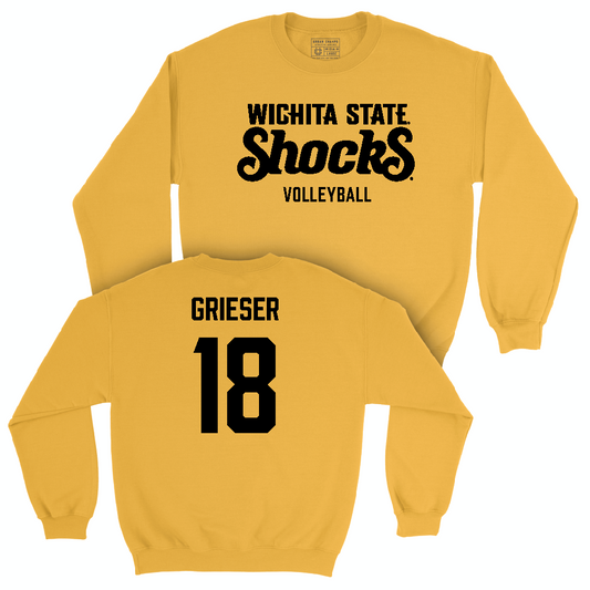 Wichita State Women's Volleyball Gold Shocks Crew   - Simone Grieser