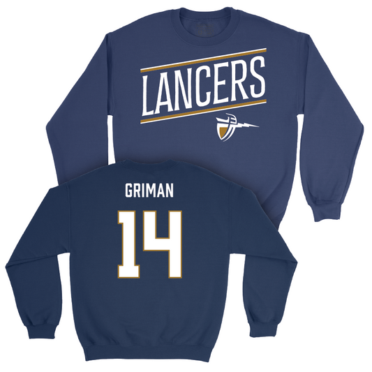 CBU Men's Basketball Navy Slant Crew  - Jonathan Griman