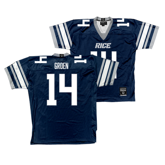 Rice Football Navy Jersey - Boden Groen | #14