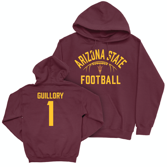 Arizona State Football Maroon Stadium Hoodie  - Xavier Guillory