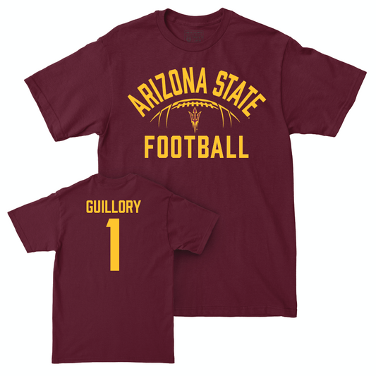 Arizona State Football Maroon Stadium Tee  - Xavier Guillory