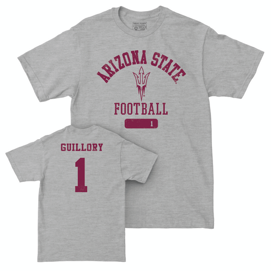 Arizona State Football Sport Grey Varsity Tee  - Xavier Guillory