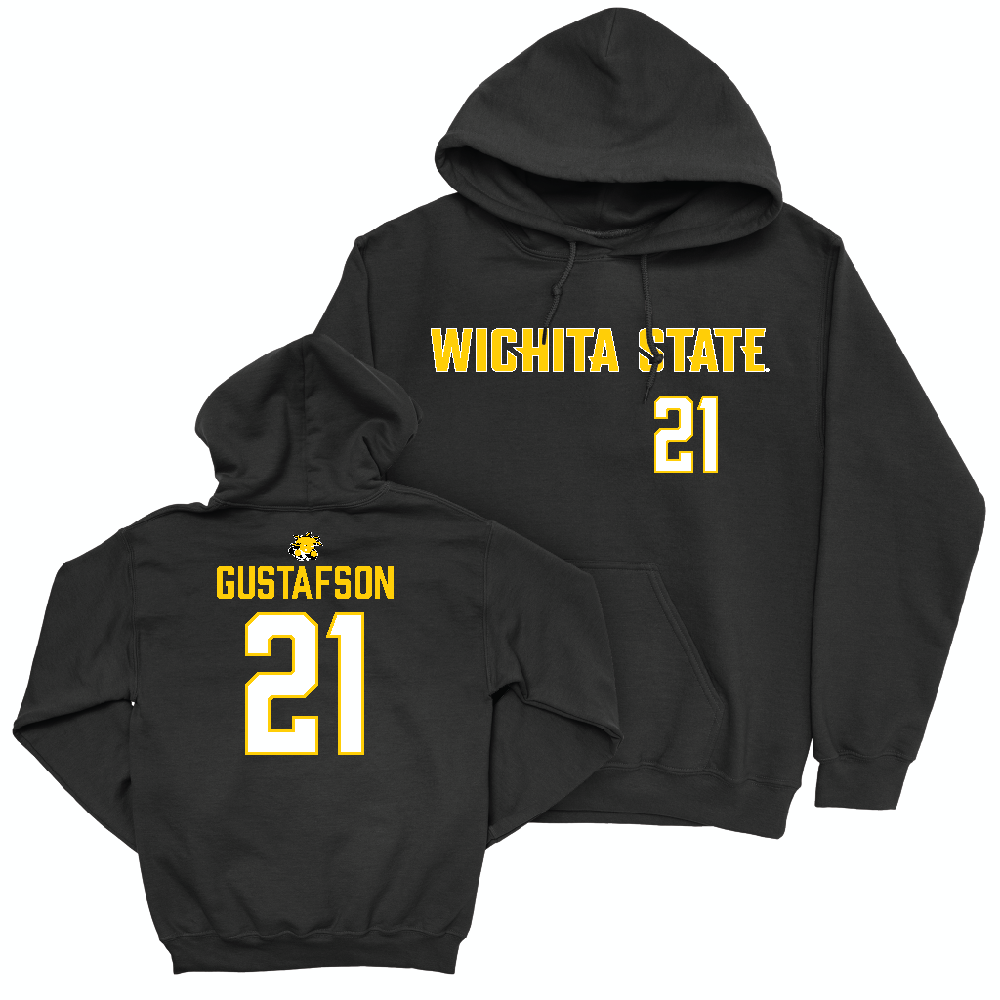 Wichita State Baseball Black Sideline Hoodie  - Jaden Gustafson