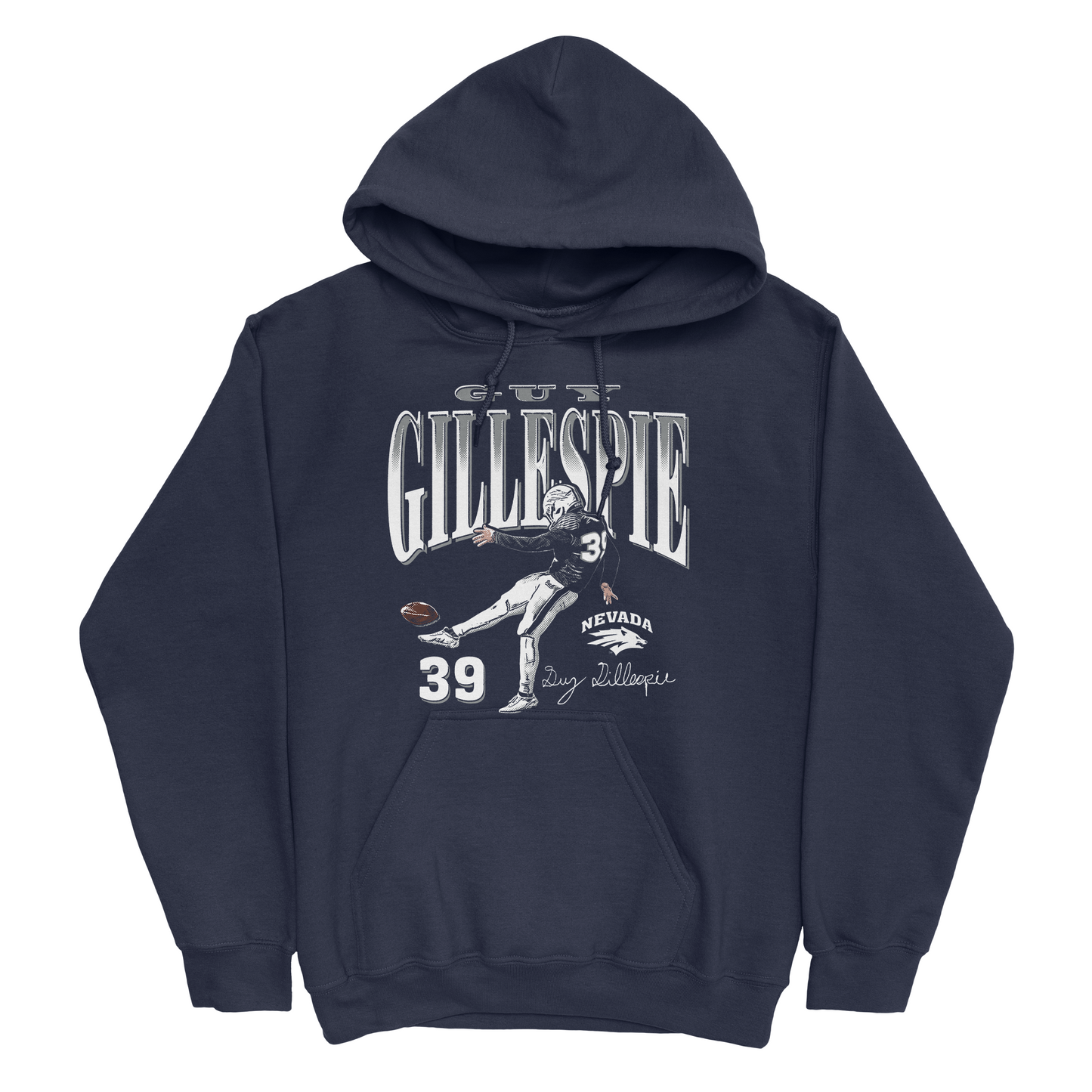 EXCLUSIVE RELEASE: Guy Gillespie Cartoon Navy Hoodie