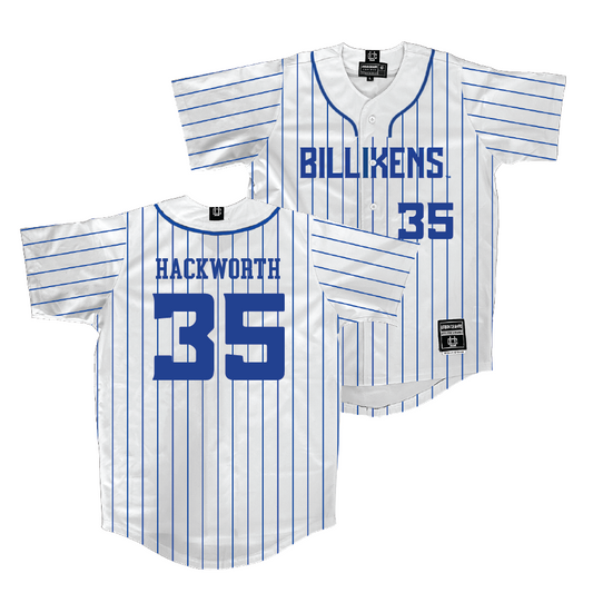 Saint Louis Baseball White Jersey - Baden Hackworth | #35