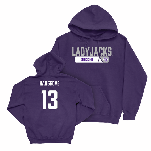 SFA Women's Soccer Purple Staple Hoodie  - Lily Hargrove