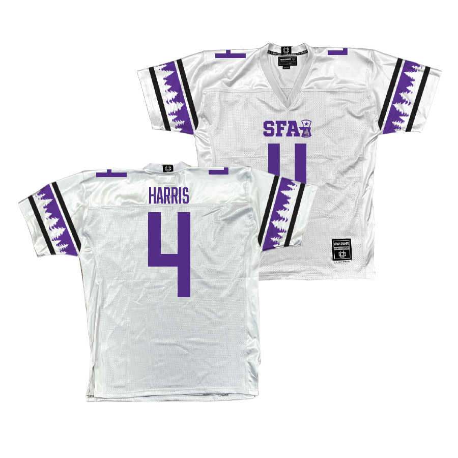 SFA Football White Jersey - Kylon Harris | #4