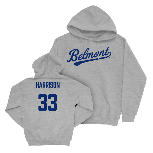 Belmont Women's Basketball Sport Grey Script Hoodie  - Carmyn Harrison