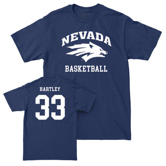 Nevada Women's Basketball Navy Staple Tee  - Hannah Hartley