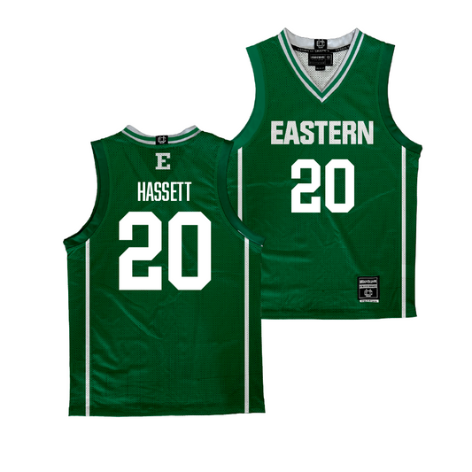 Eastern Michigan Women's Basketball Green Jersey - Ashley Hassett | #20