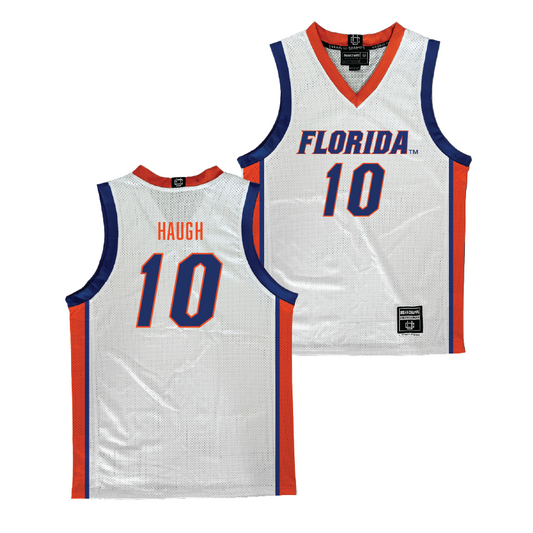 Florida Men's Basketball White Jersey - Thomas Haugh #10