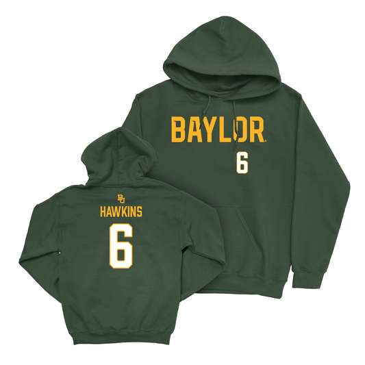 Baylor Football Green Wordmark Hoodie - Ashtyn Hawkins