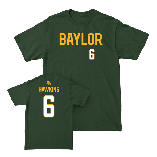 Baylor Football Green Wordmark Tee - Ashtyn Hawkins