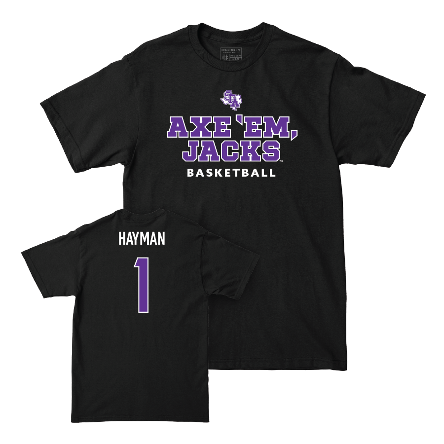 SFA Men's Basketball Black Axe 'Em Tee  - Kyle Hayman