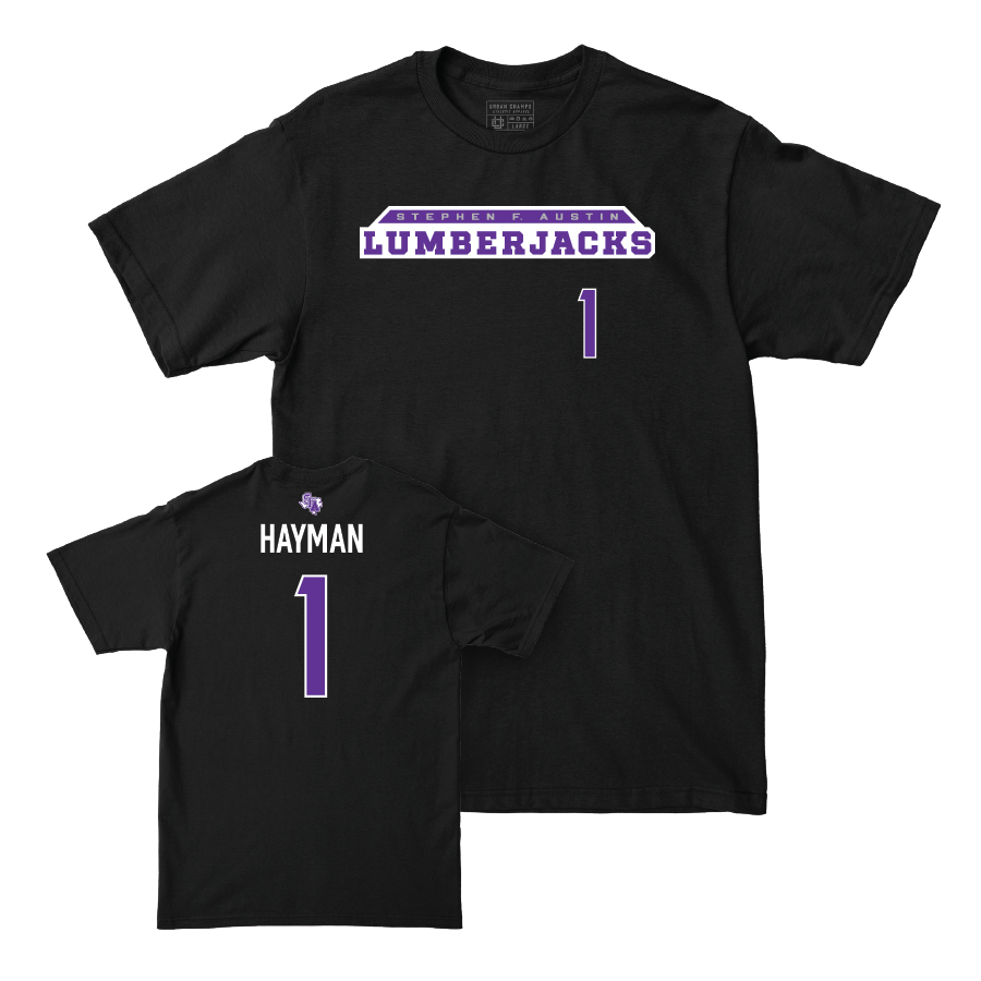 SFA Men's Basketball Black Lumberjacks Tee  - Kyle Hayman