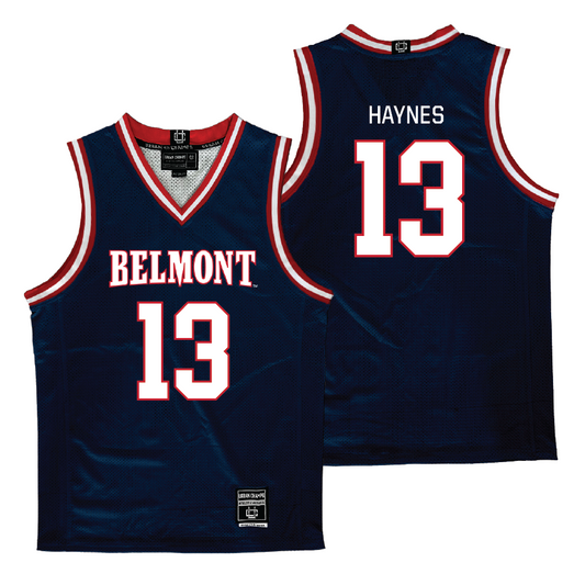 Belmont Men's Basketball Navy Jersey  - Cooper Haynes