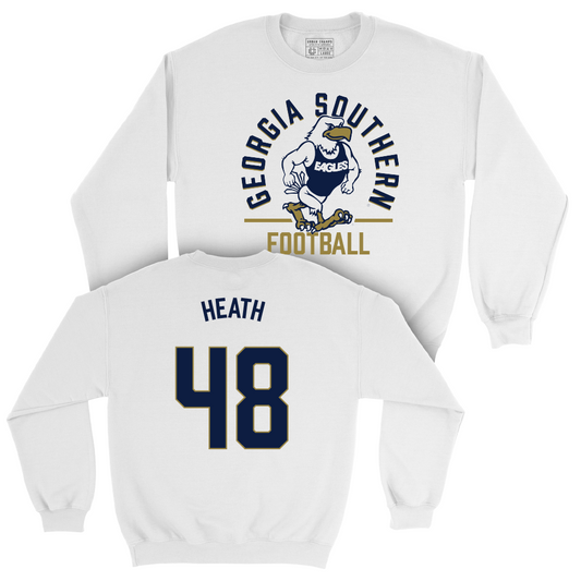 Georgia Southern Football White Classic Crew  - Aubrey Heath