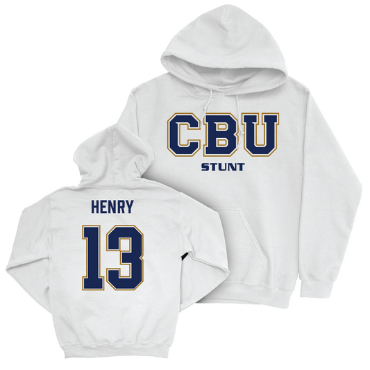 CBU Stunt White Classic Hoodie   - Bailee Henry