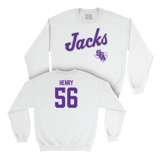 SFA Football White Script Crew   - Jake Henry