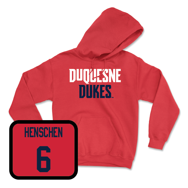 Duquesne Women's Volleyball Red Dukes Hoodie - Carsyn Henschen