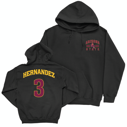 Arizona State Baseball Black Victory Hoodie - Jonathon Hernandez