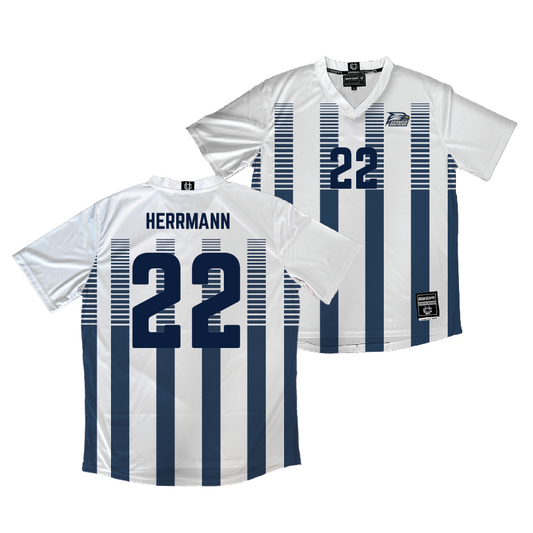 Georgia Southern Men's Soccer White Jersey - Konnor Herrmann