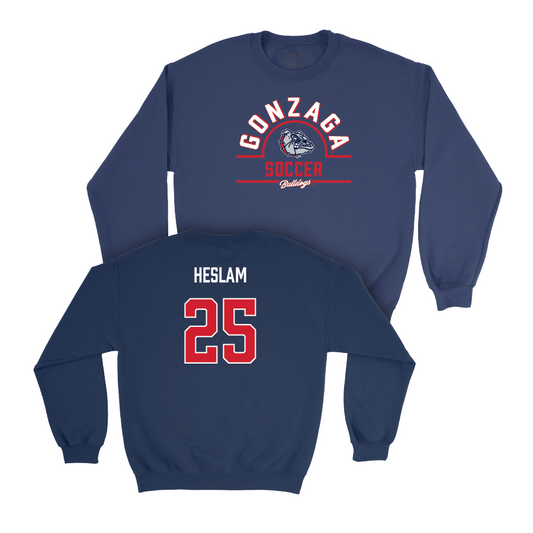 Gonzaga Women's Soccer Navy Arch Crew  - Finley Heslam