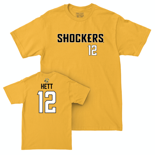 Wichita State Women's Volleyball Gold Shockers Tee  - Grace Hett