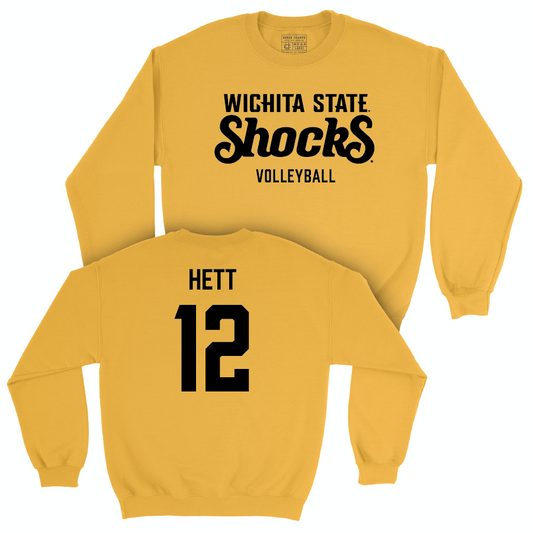 Wichita State Women's Volleyball Gold Shocks Crew  - Grace Hett