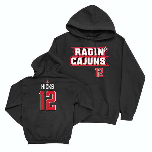 Louisiana Women's Volleyball Black Ragin' Cajuns Hoodie  - Cami Hicks